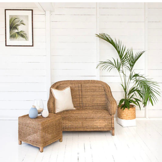 Classic Double Malawi Cane Chair Sofa Couch