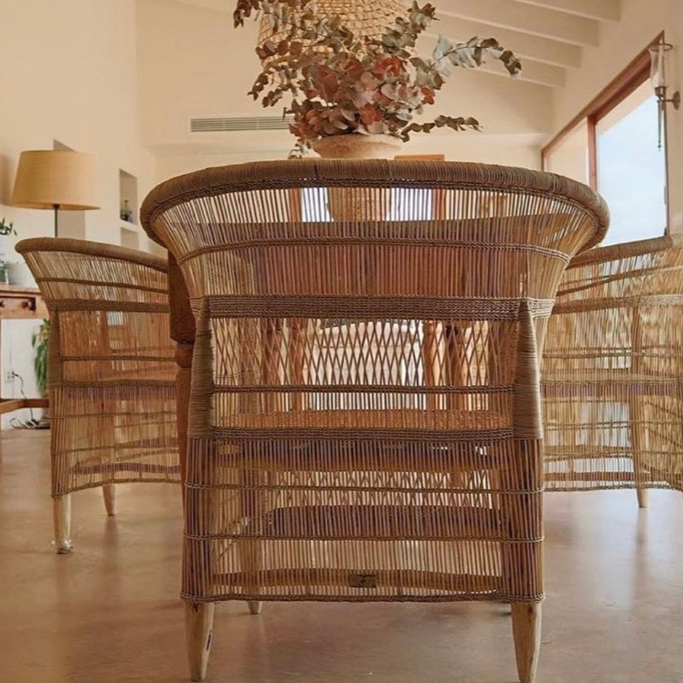 Export Quality Traditional Malawi Cane Chair (fumigated)