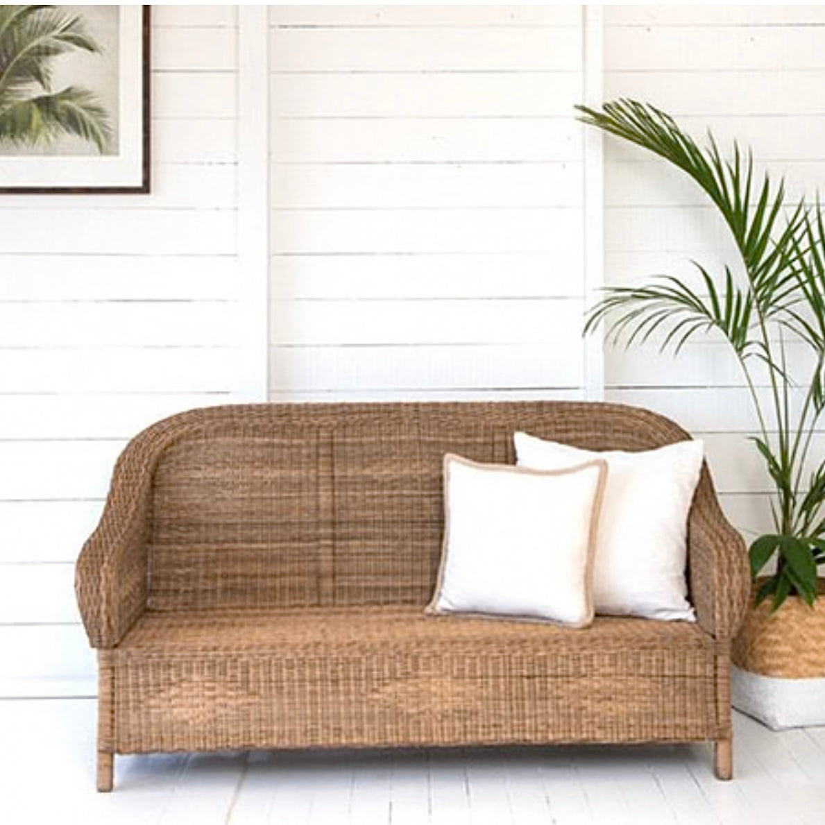 Classic 3-Seater Cane Chair