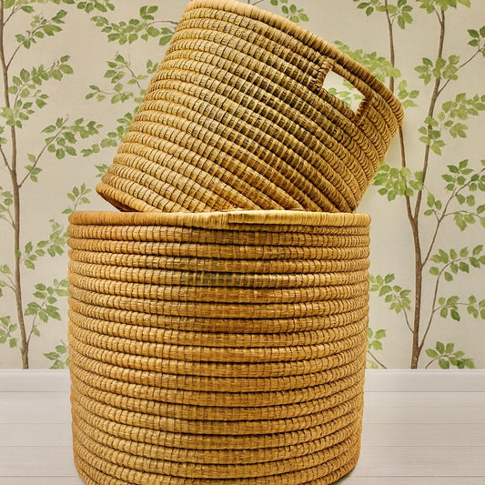Laundry Basket With Handles And Lids - Individual Or Set