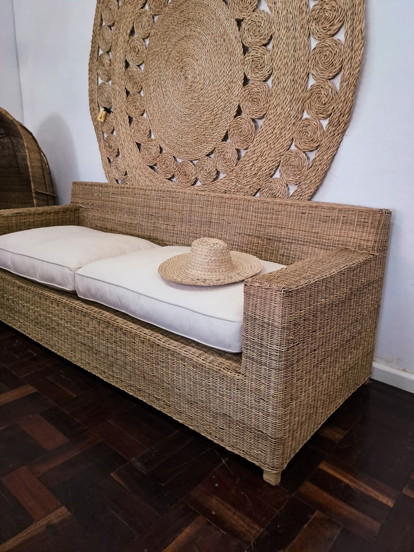 Circle Mat Malawi Cane