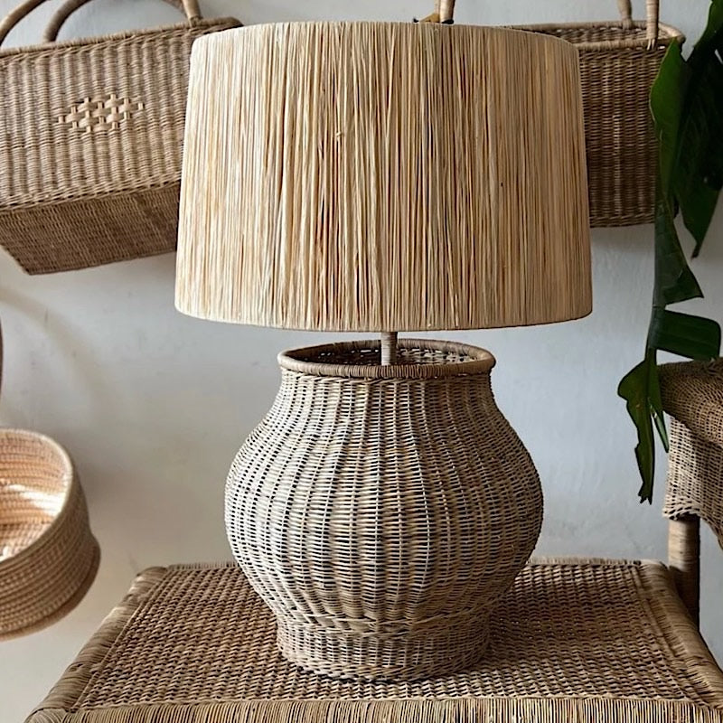 Raffia Lampshade