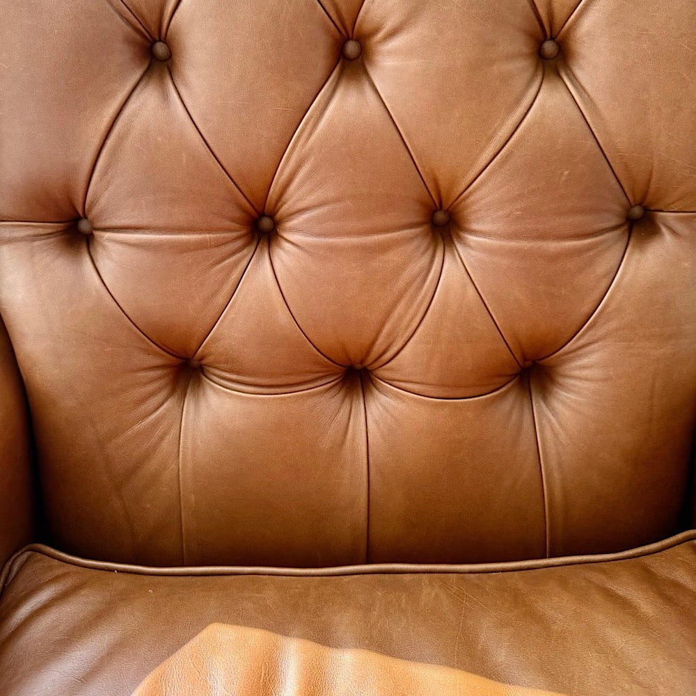 Leather ‘Drift Off’ Wingback Chair