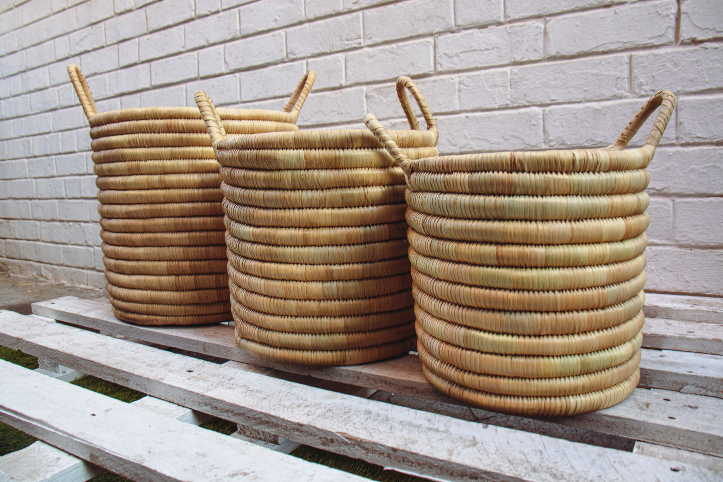 Pot Plant Baskets Set of 3