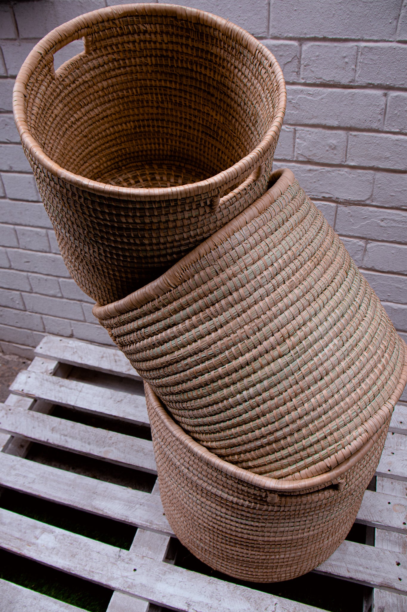 Laundry Basket With Handles And Lids - Individual Or Set