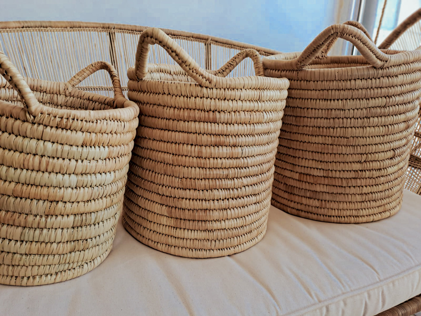 Market Drum Basket Set of 3