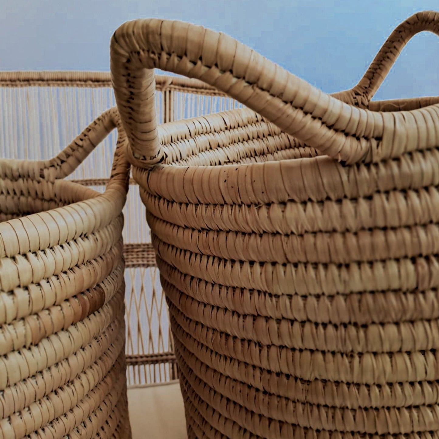 Market Drum Basket Set of 3