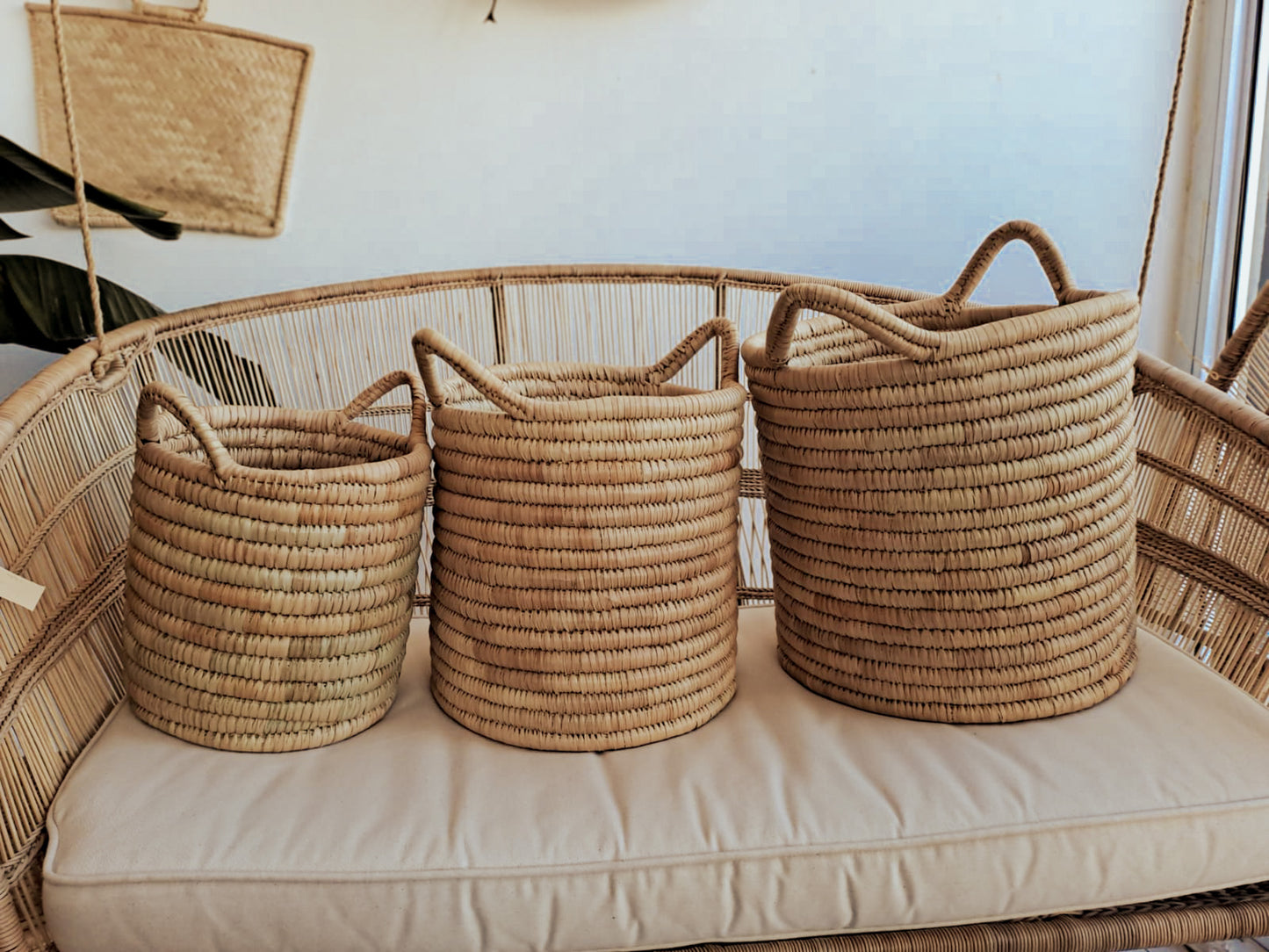 Market Drum Basket Set of 3