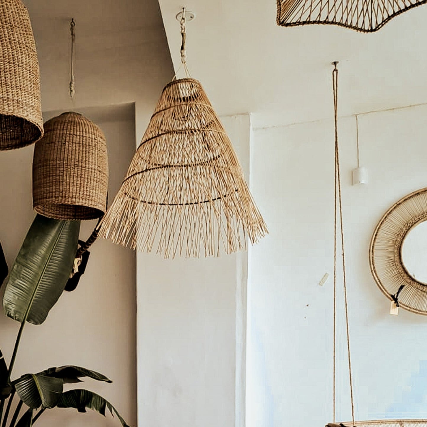 Chipewa Pendant ƒ?? Malawi Cane Interiors