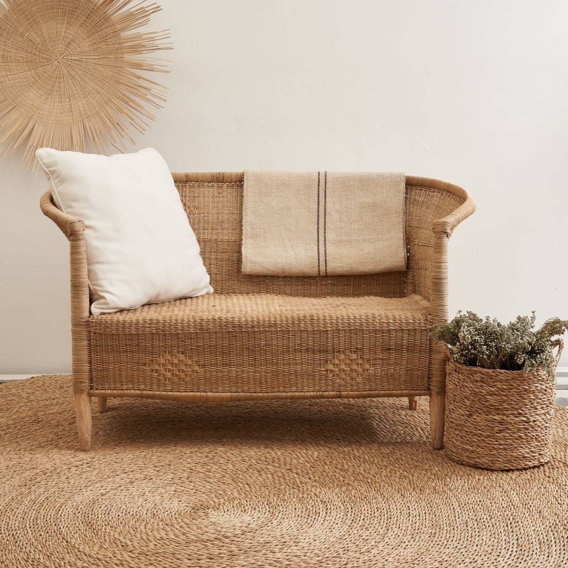 Closed Weave Traditional Double Seater