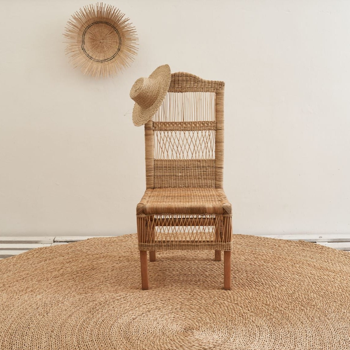 Open Weave Dining Chair