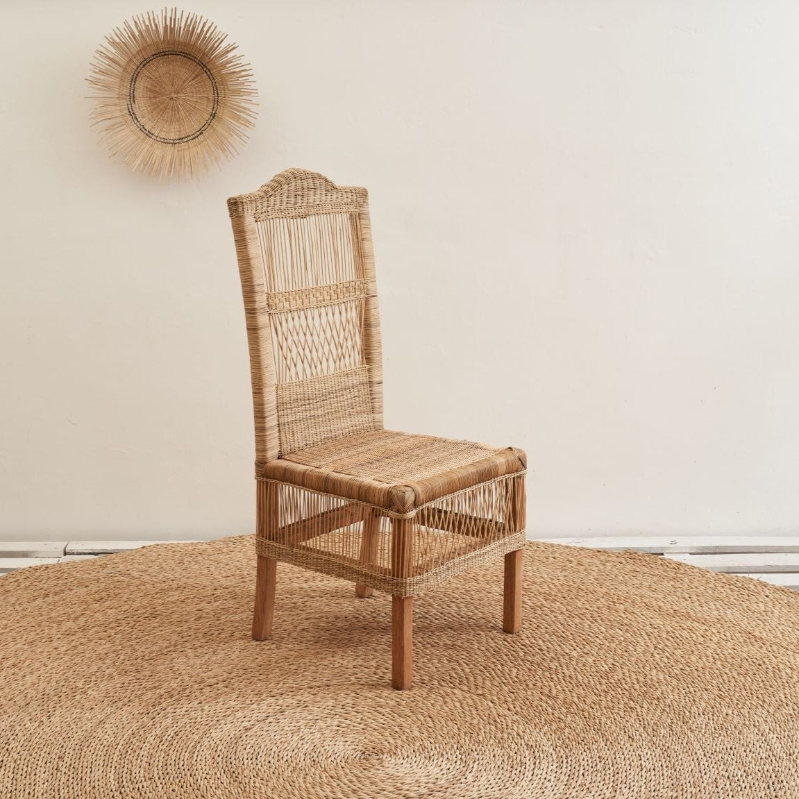 Open Weave Dining Chair