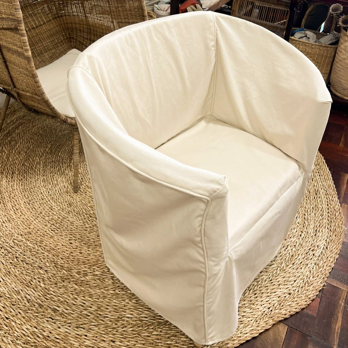 Slip Cover Traditional Chair