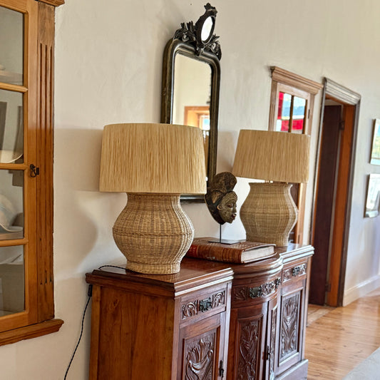 Raffia Lampshade