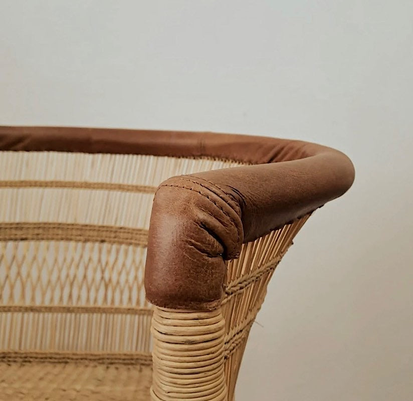 Traditional Barstool Malawi Cane Chair
