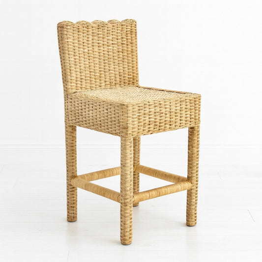 Rara Barstool With Scallop Detail