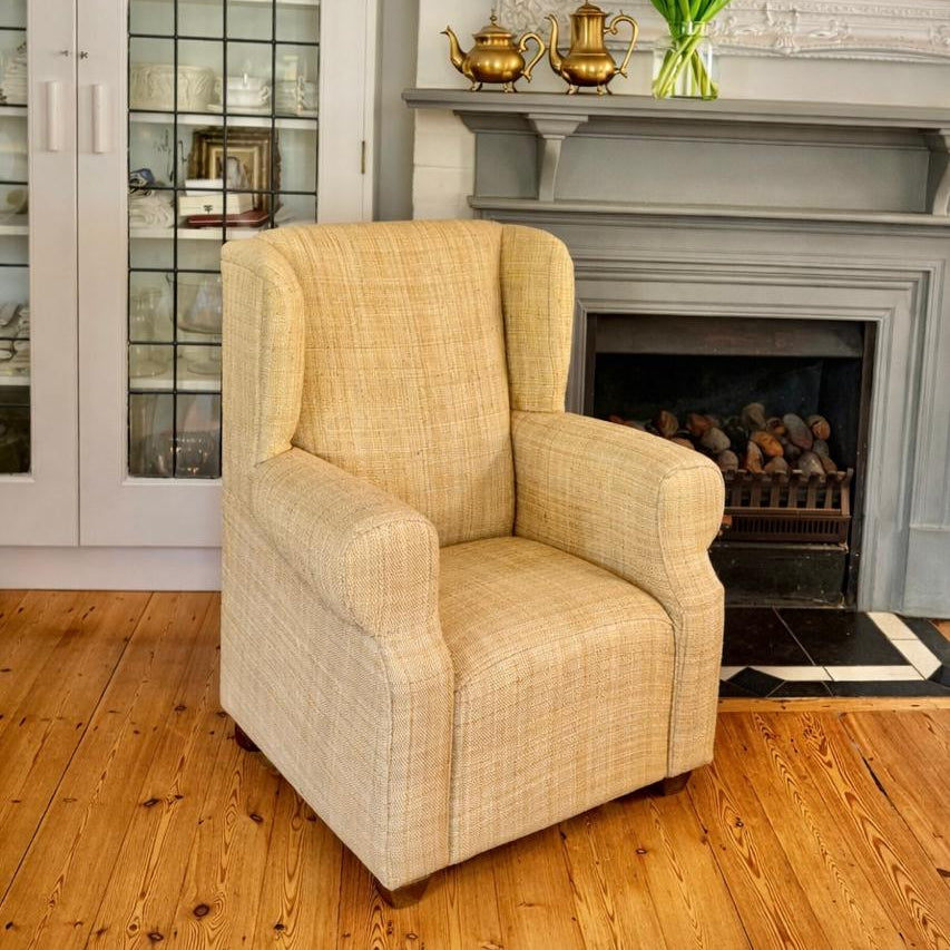 The Raffia Wingback