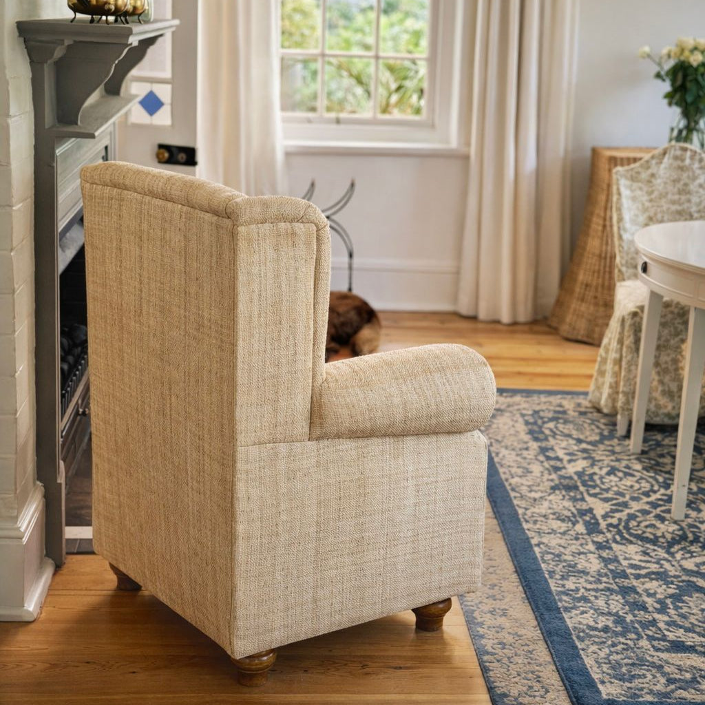 The Raffia Wingback