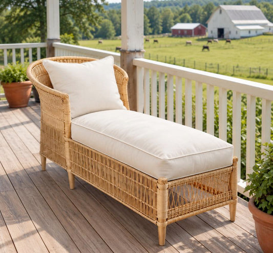 Superior Cushion Traditional Lounger
