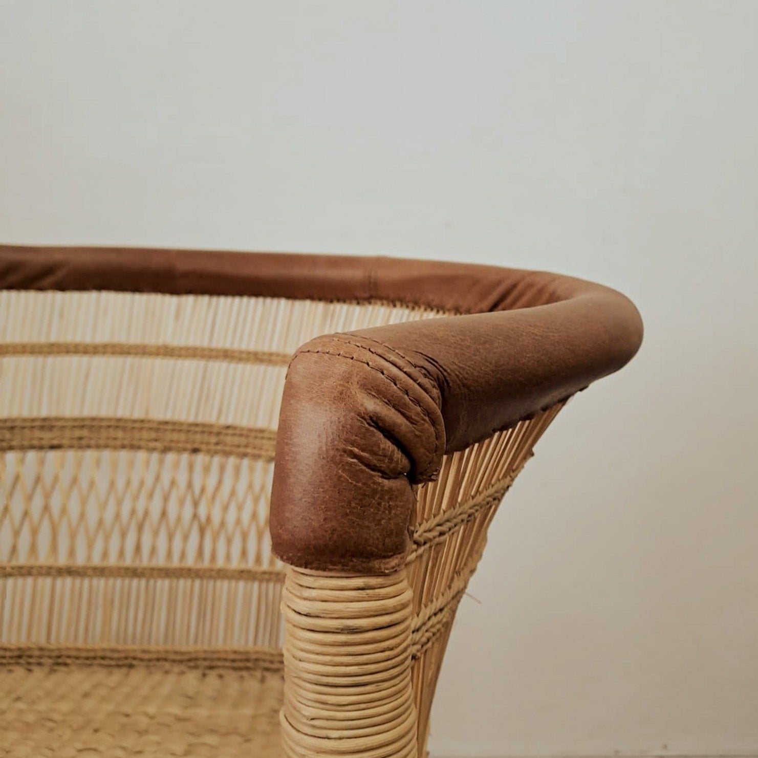 Add Leather Chair ƒ?? Malawi Cane Interiors