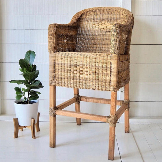 Classic Barstool - Bar Chair - Cane Chair