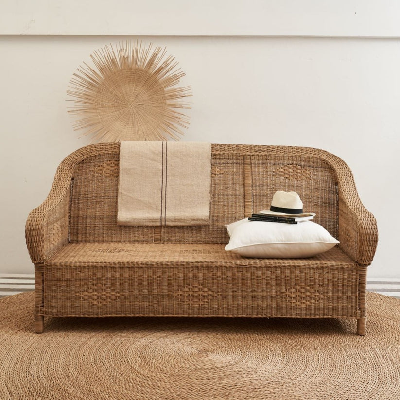 Classic 3-Seater Cane Chair